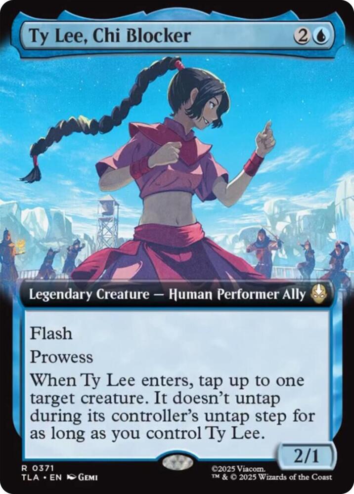 Ty Lee Chi Blocker Extended Art 371 (Avatar: The Last Airbender)  - Extended Art Foil | Good Games Adelaide SA