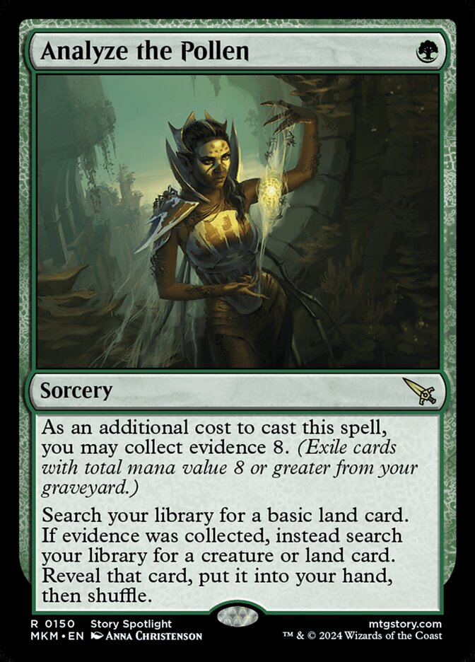 Analyze the Pollen 150 (Murders at Karlov Manor)  - Foil | Good Games Adelaide SA