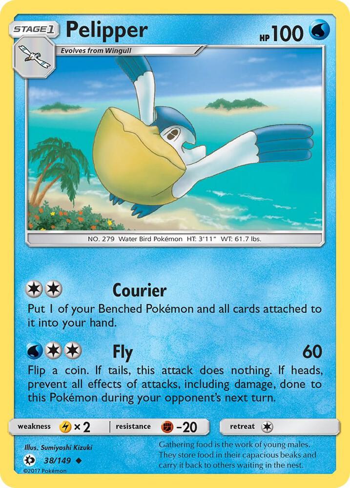 Pelipper 38/149 (SM Base Set)  | Good Games Adelaide SA