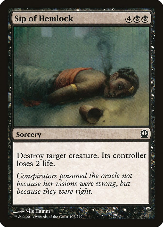 Sip of Hemlock 106 (Theros)  - Foil | Good Games Adelaide SA