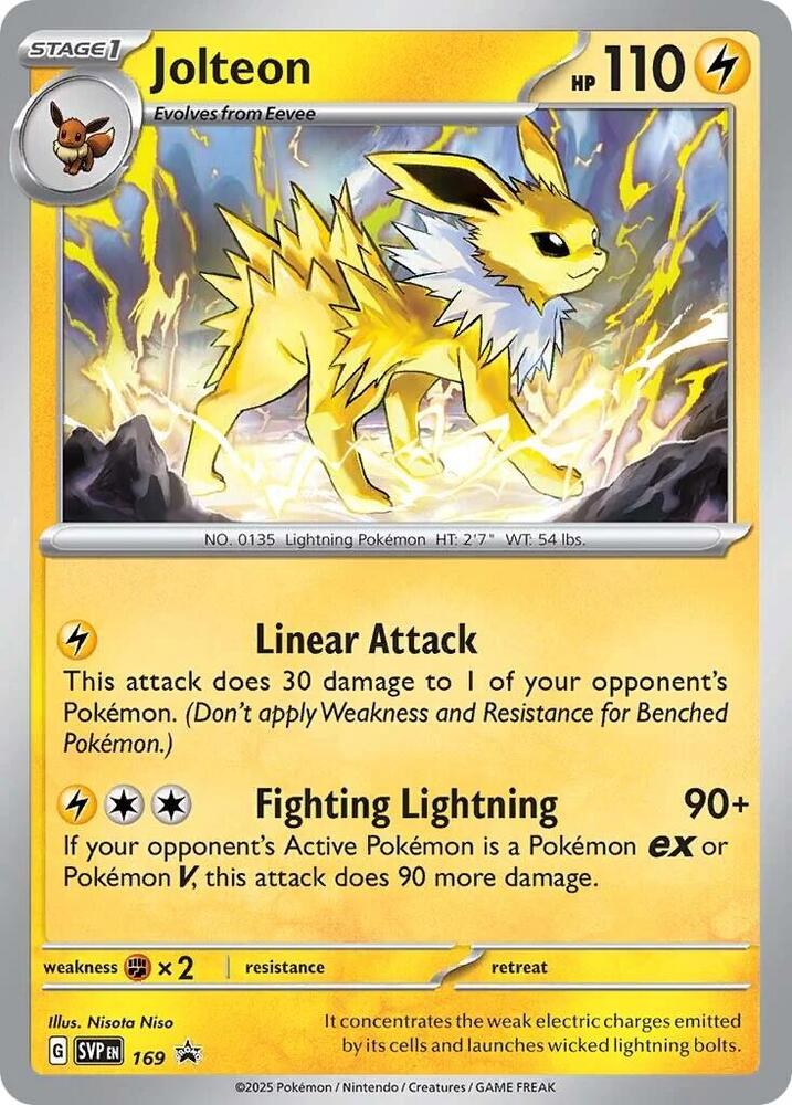 Jolteon 169 (SV: Scarlet & Violet Promo Cards)  - Holofoil | Good Games Adelaide SA
