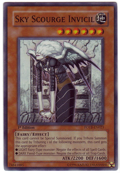 Sky Scourge Invicil [FOTB-EN023] Super Rare | Good Games Adelaide SA