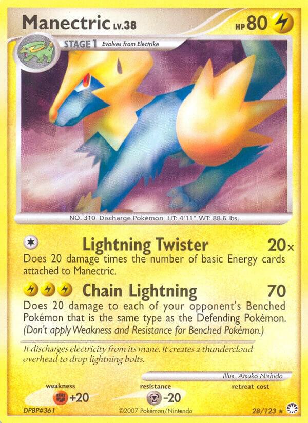 Manectric 28/123 (Mysterious Treasures)  | Good Games Adelaide SA