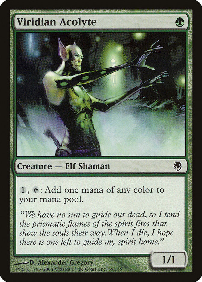 Viridian Acolyte 89 (Darksteel)  | Good Games Adelaide SA