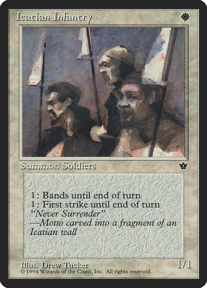 Icatian Infantry (Drew Tucker) [Fallen Empires] | Good Games Adelaide SA