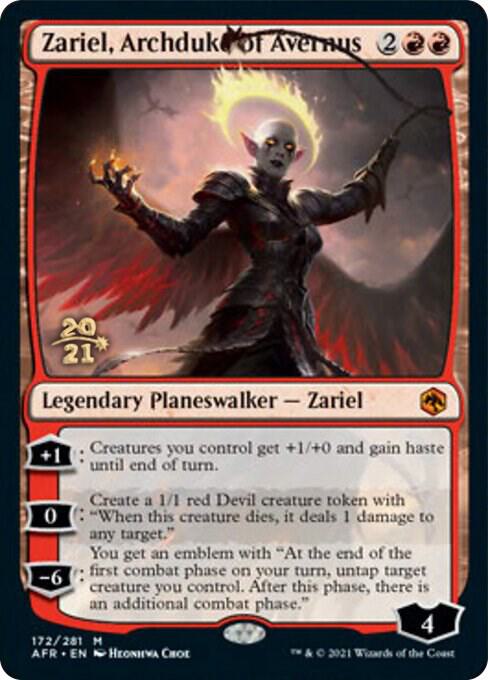 Zariel Archduke of Avernus 172 (Prerelease Cards)  - Foil | Good Games Adelaide SA