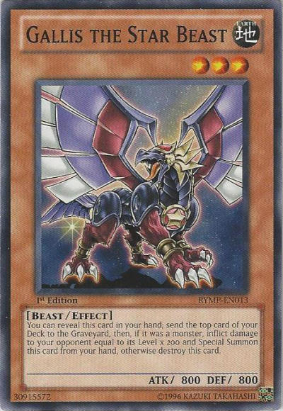 Gallis the Star Beast [RYMP-EN013] Common | Good Games Adelaide SA