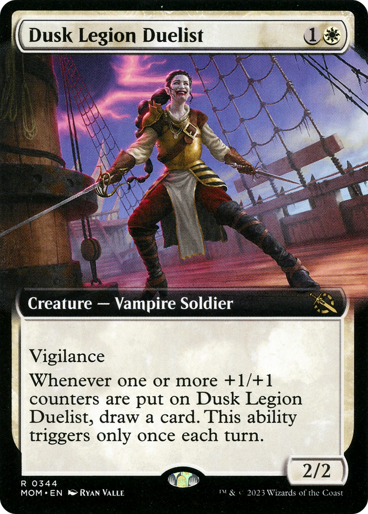 Dusk Legion Duelist (Extended Art) [March of the Machine] | Good Games Adelaide SA