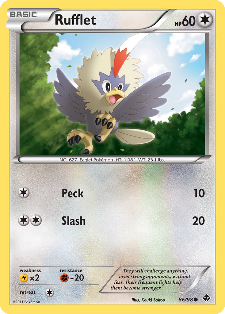 Rufflet (86/98) [Black & White: Emerging Powers] | Good Games Adelaide SA