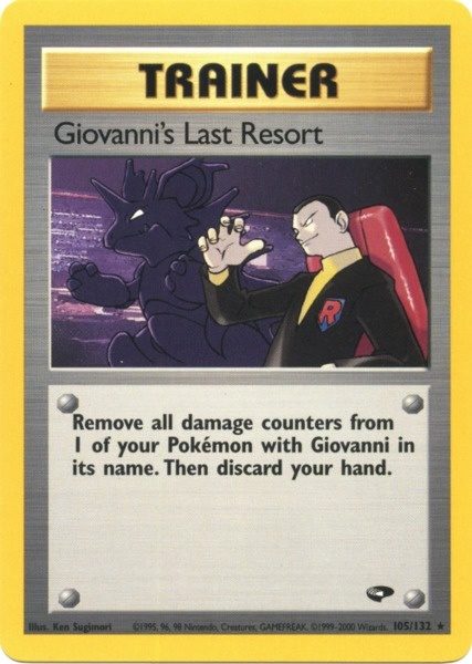 Giovanni's Last Resort (105/132) [Gym Challenge Unlimited] | Good Games Adelaide SA