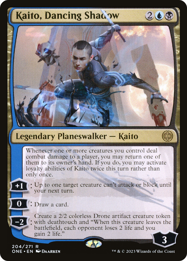 Kaito, Dancing Shadow [Phyrexia: All Will Be One] | Good Games Adelaide SA