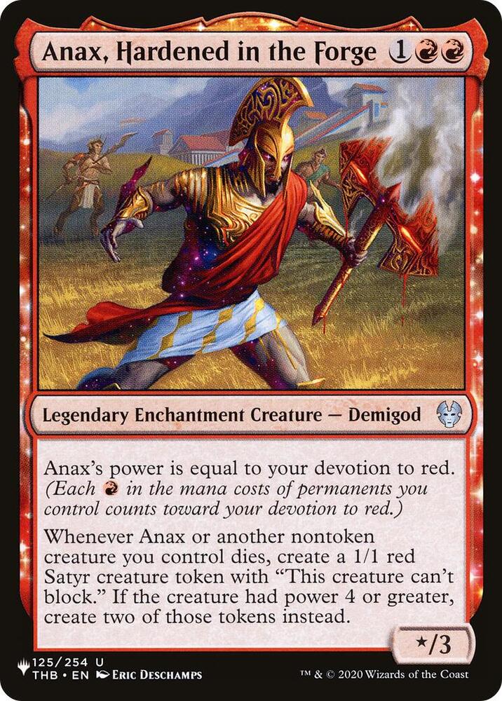 Anax Hardened in the Forge 125/254 (The List Reprints)  | Good Games Adelaide SA