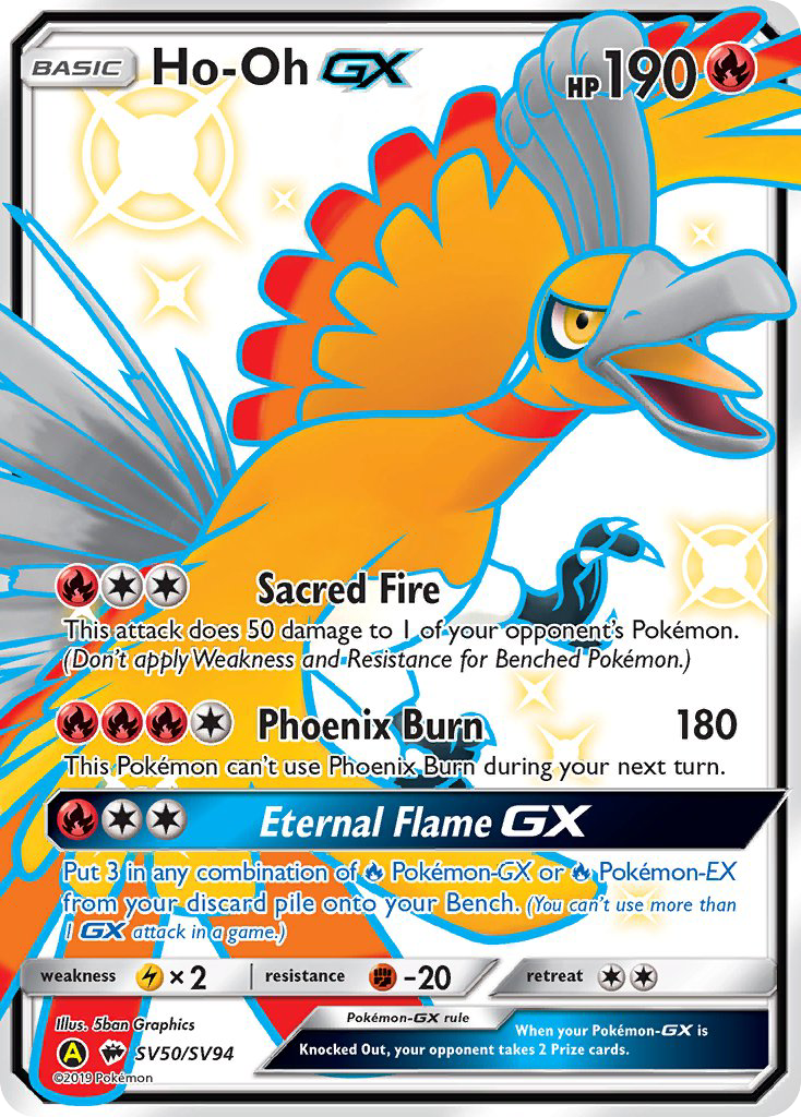 Ho-Oh GX (SV50/SV94) [Sun & Moon: Hidden Fates - Shiny Vault] | Good Games Adelaide SA