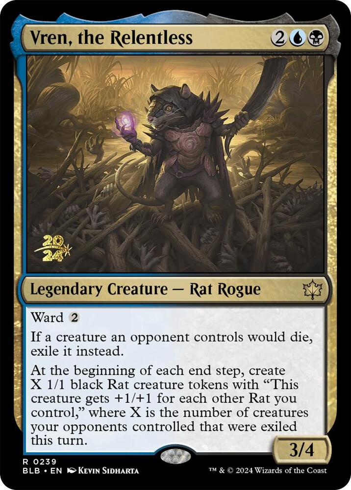 Vren the Relentless 239 (Prerelease Cards)  - Foil | Good Games Adelaide SA