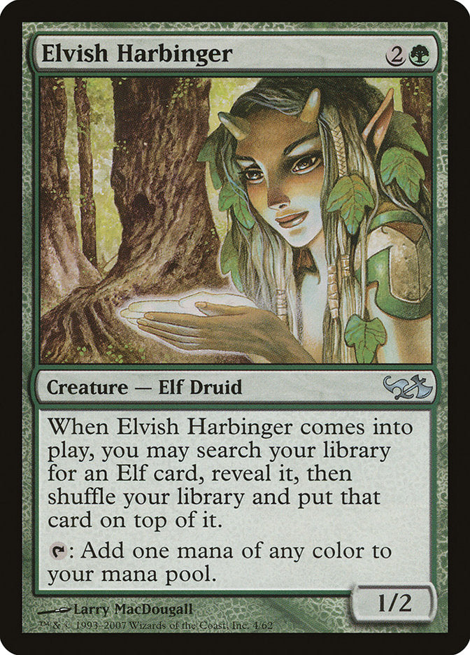 Elvish Harbinger [Duel Decks: Elves vs. Goblins] | Good Games Adelaide SA