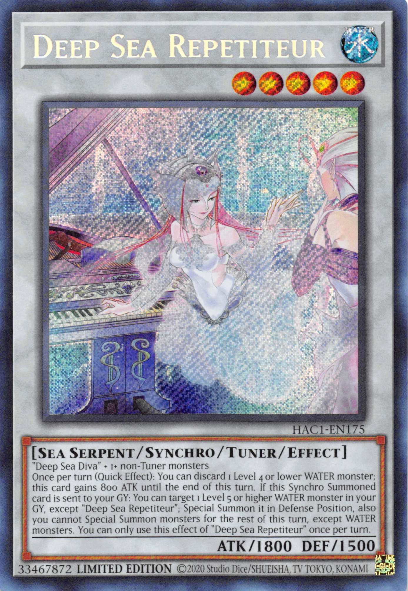 Deep Sea Repetiteur [HAC1-EN175] Secret Rare | Good Games Adelaide SA