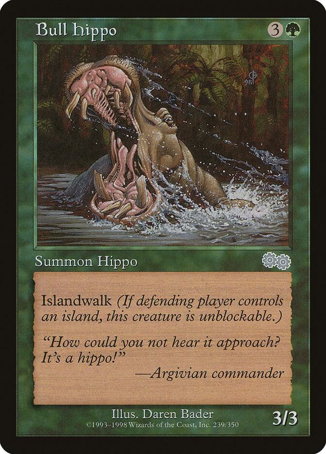 Bull Hippo 239 (Urza's Saga)  | Good Games Adelaide SA