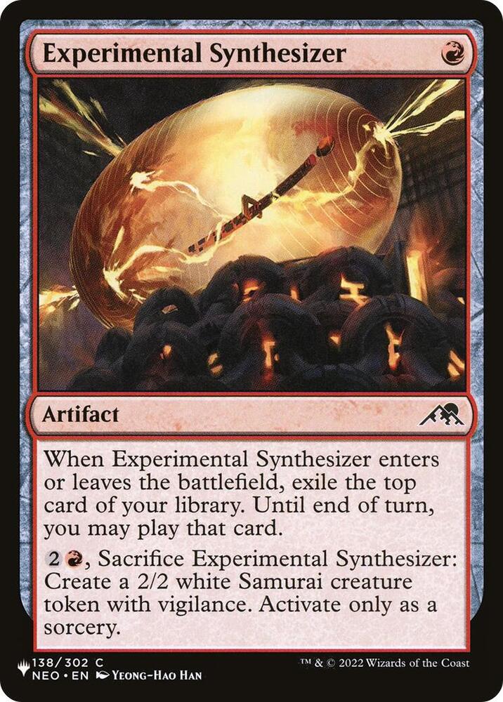 Experimental Synthesizer 138/302 (The List Reprints)  | Good Games Adelaide SA