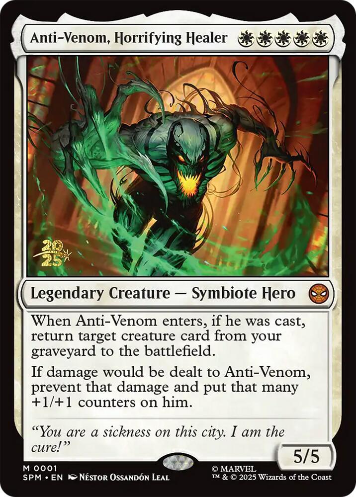 Anti-Venom, Horrifying Healer 1s/73 (Prerelease Cards)  - PreRelease Foil | Good Games Adelaide SA