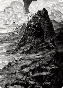 Mountain Art Card 80 (Art Series: Innistrad: Crimson Vow)  | Good Games Adelaide SA