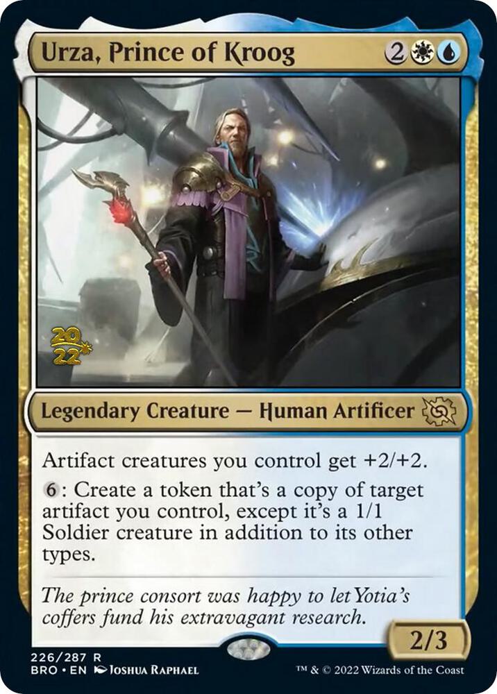 Urza Prince of Kroog 226 (Prerelease Cards)  - Foil | Good Games Adelaide SA