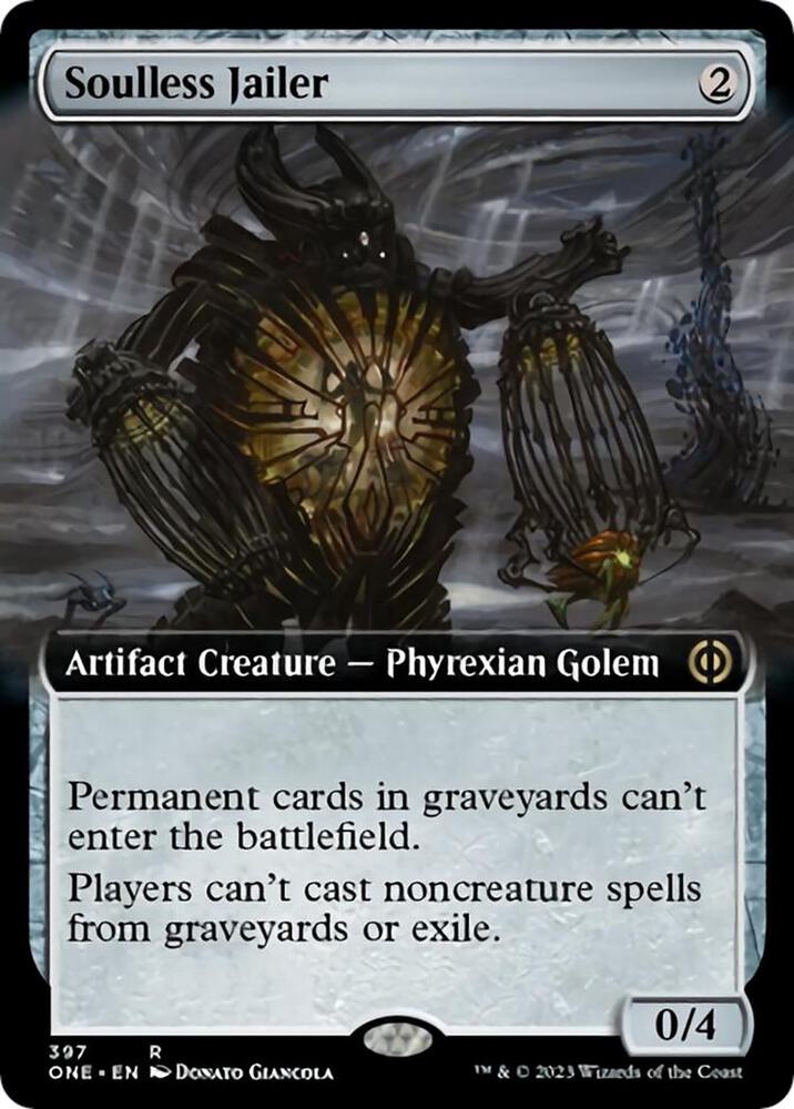 Soulless Jailer 397 (Phyrexia: All Will Be One)  - Extended Art Foil | Good Games Adelaide SA