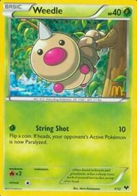 Weedle 001/012 (McDonald's Promos 2014)  - Holofoil | Good Games Adelaide SA