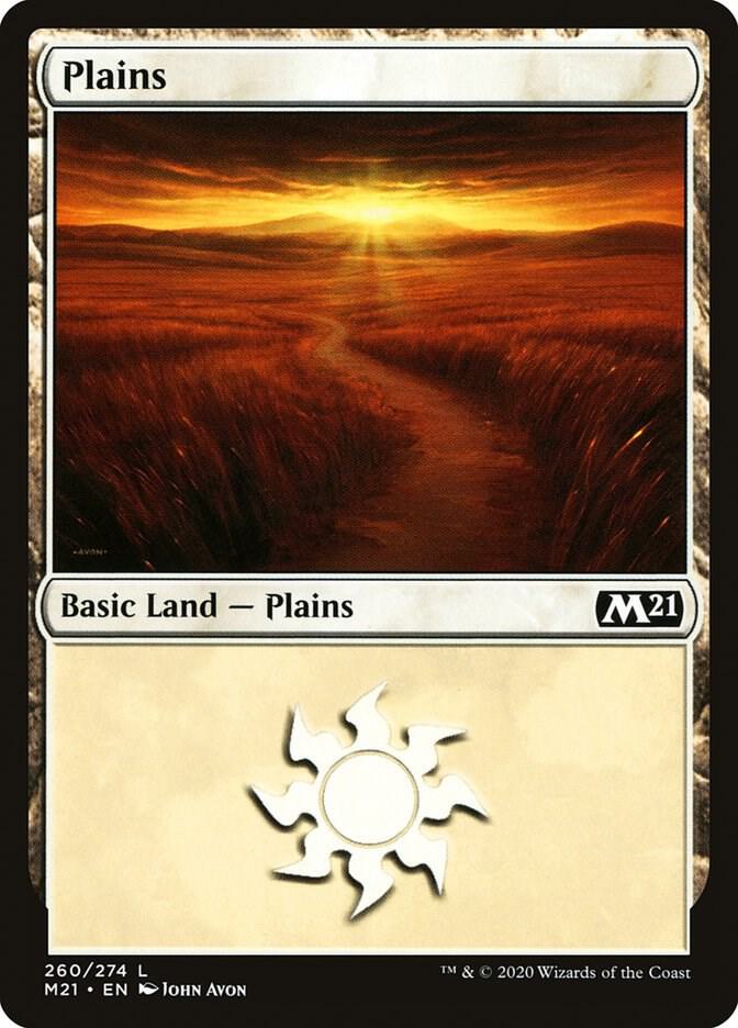 Plains 260 (Core Set 2021)  - Foil | Good Games Adelaide SA