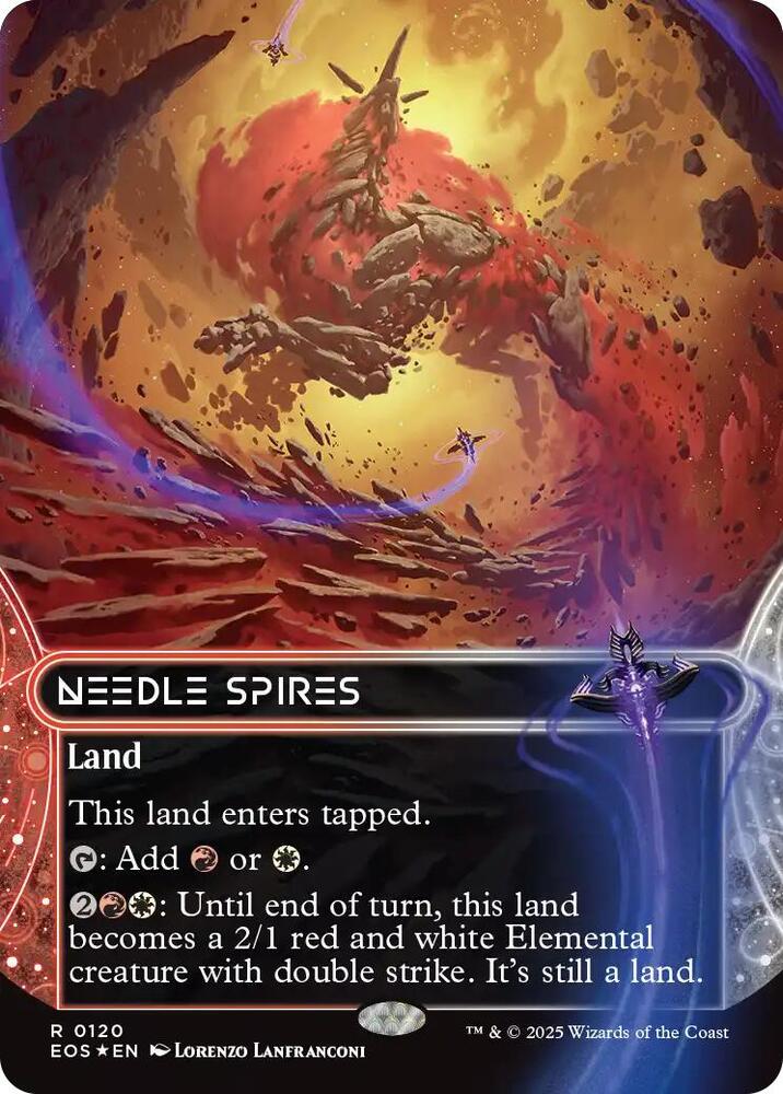 Needle Spires  120 (Edge of Eternities: Stellar Sights)  - Foil | Good Games Adelaide SA