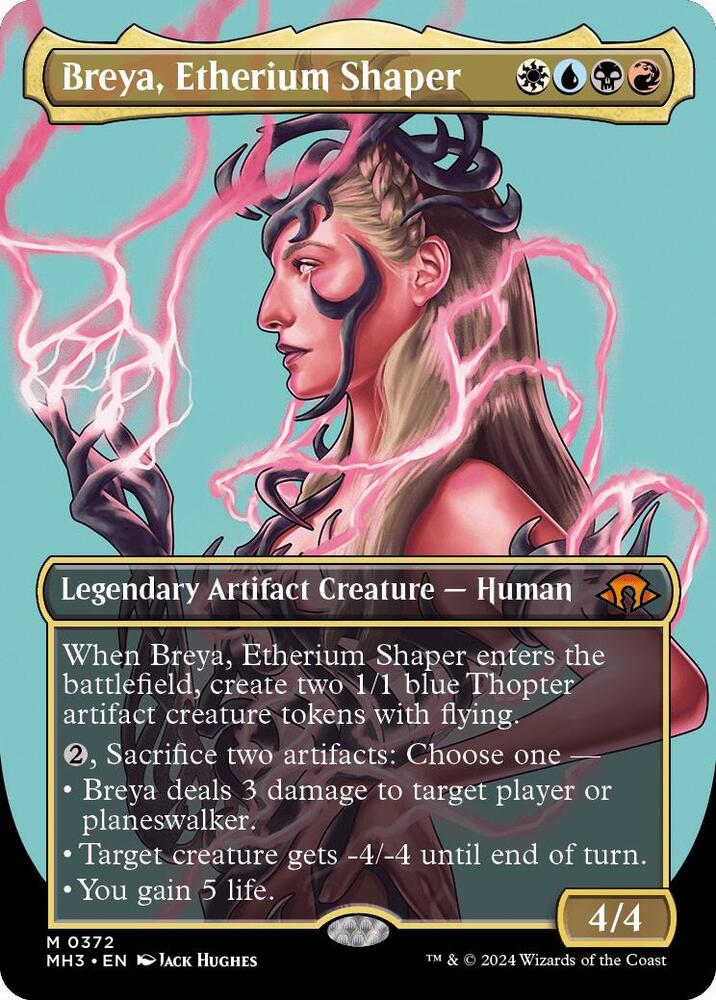 Breya, Etherium Shaper 372 (Modern Horizons 3)  - Borderless | Good Games Adelaide SA