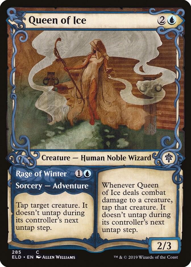 Queen of Ice // Rage of Winter 285 (Throne of Eldraine)  - Foil | Good Games Adelaide SA