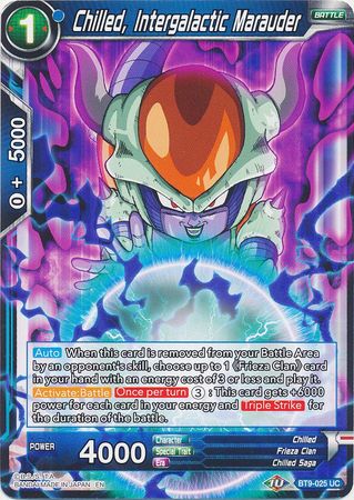 Chilled, Intergalactic Marauder [BT9-025] | Good Games Adelaide SA
