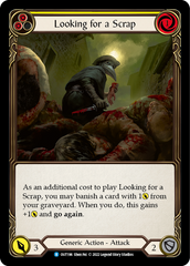Looking for a Scrap (Yellow) [OUT196] (Outsiders)  Rainbow Foil | Good Games Adelaide SA