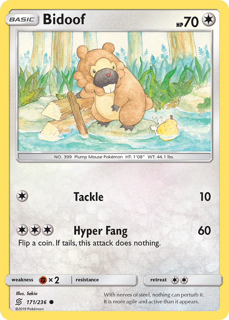 Bidoof (171/236) [Sun & Moon: Unified Minds] | Good Games Adelaide SA