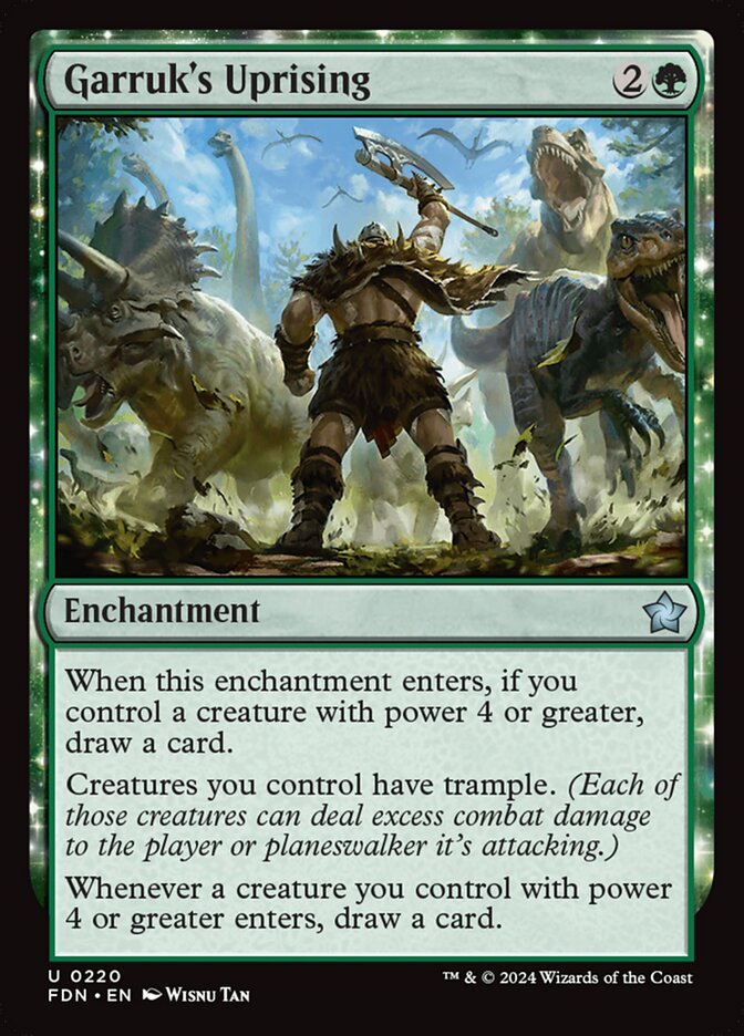 Garruk's Uprising 220 (Foundations)  | Good Games Adelaide SA