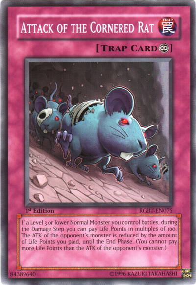 Attack of the Cornered Rat [RGBT-EN075] Common | Good Games Adelaide SA