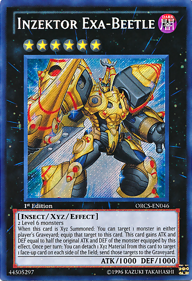 Inzektor Exa-Beetle [ORCS-EN046] Secret Rare | Good Games Adelaide SA