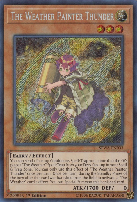 The Weather Painter Thunder [SPWA-EN033] Secret Rare | Good Games Adelaide SA