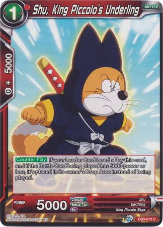Shu, King Piccolo's Underling [DB3-012] | Good Games Adelaide SA