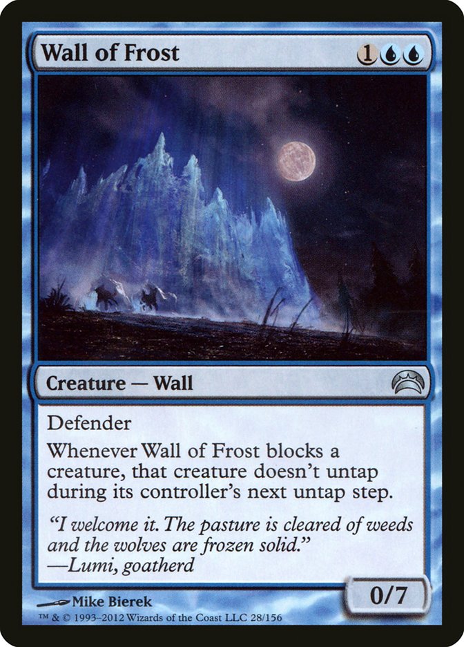 Wall of Frost [Planechase 2012] | Good Games Adelaide SA