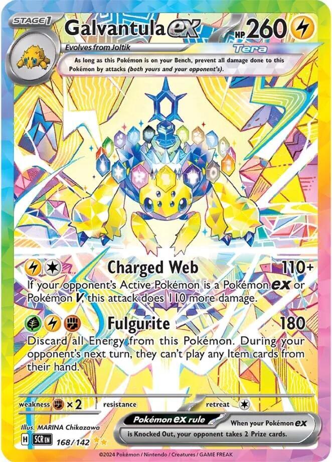 Galvantula ex 168/142 (SV07: Stellar Crown)  - Holofoil | Good Games Adelaide SA