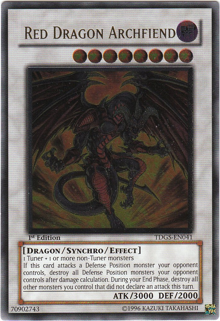 Red Dragon Archfiend [TDGS-EN041] Ultimate Rare | Good Games Adelaide SA