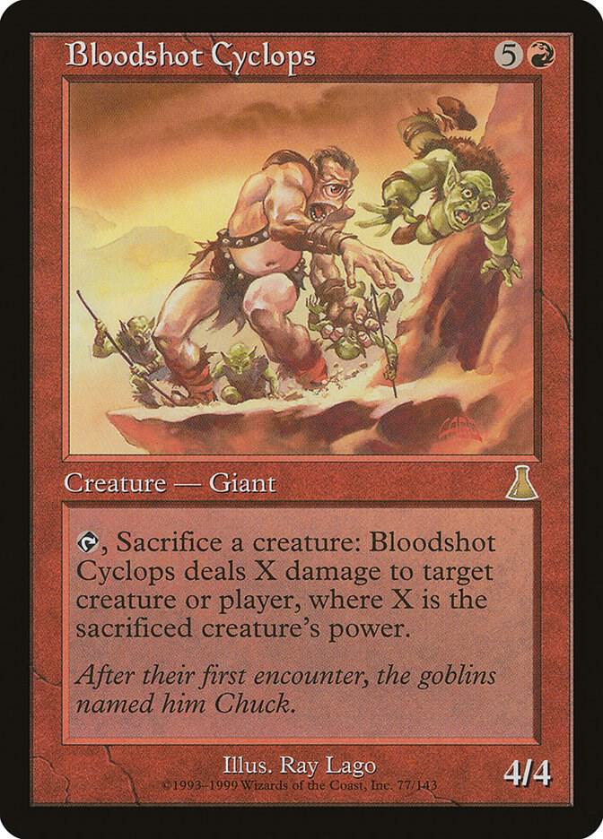 Bloodshot Cyclops 77 (Urza's Destiny)  | Good Games Adelaide SA