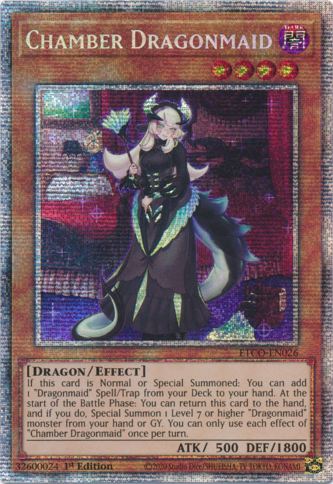Chamber Dragonmaid [ETCO-EN026] Starlight Rare | Good Games Adelaide SA