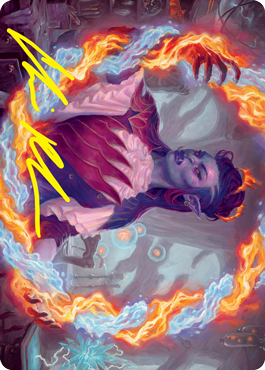 Rootha, Mercurial Artist Art Card (Gold-Stamped Signature) [Strixhaven: School of Mages Art Series] | Good Games Adelaide SA