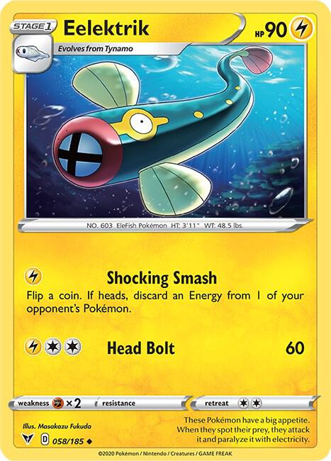 Eelektrik 058/185 (SWSH04: Vivid Voltage)  | Good Games Adelaide SA