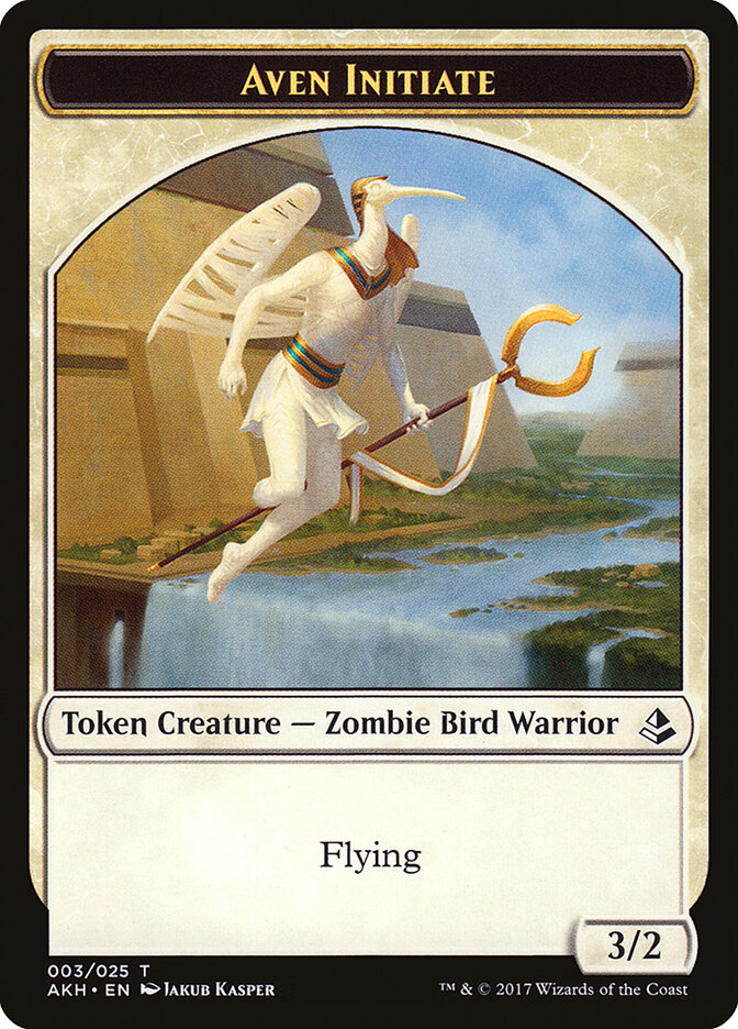 Aven Initiate // Snake Token [Amonkhet Tokens] | Good Games Adelaide SA