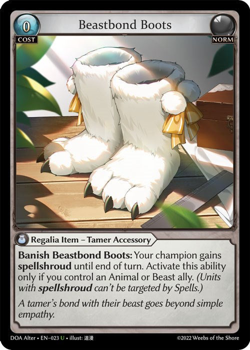 Beastbond Boots (023) [Dawn of Ashes: Alter Edition] | Good Games Adelaide SA
