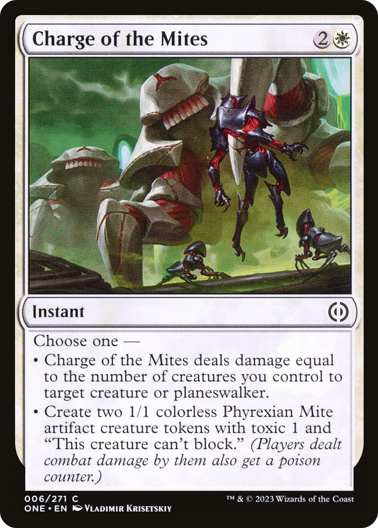 Charge of the Mites [Phyrexia: All Will Be One] | Good Games Adelaide SA