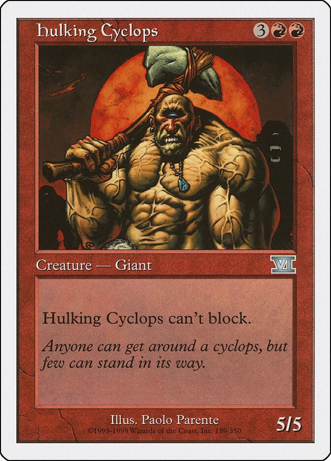 Hulking Cyclops 189 (Classic Sixth Edition)  | Good Games Adelaide SA